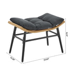Benson 3-Piece Lounge Chair Set in Gray