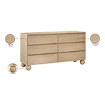 Kent Ash Wood Dresser in Natural