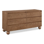 Kent Ash Wood Dresser in Walnut