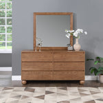Kent Ash Wood Dresser in Walnut