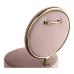 Brandy Velvet Upholstered Dining Chair in Pink