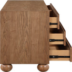 Kent Ash Wood Dresser in Walnut
