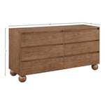 Kent Ash Wood Dresser in Walnut