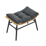 Benson 3-Piece Lounge Chair Set in Gray