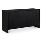 Fairfax Solid Wood And Oak Veneer Dresser in Black