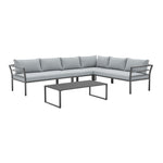 Sunnyside 2-Piece Conversation Set in Gray