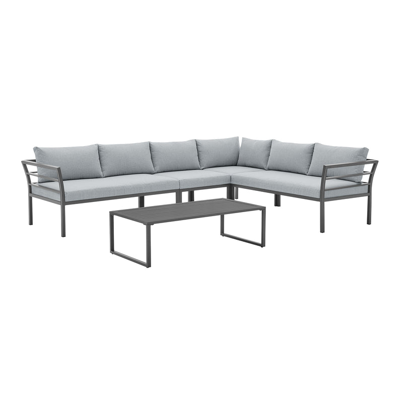 Sunnyside 2-Piece Conversation Set in Gray