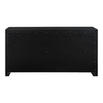 Fairfax Solid Wood And Oak Veneer Dresser in Black