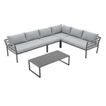 Sunnyside 2-Piece Conversation Set in Gray