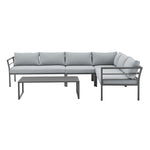 Sunnyside 2-Piece Conversation Set in Gray