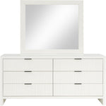 Fairfax Solid Wood And Oak Veneer Dresser in Cream