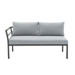 Sunnyside 2-Piece Conversation Set in Gray