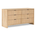 Fairfax Solid Wood And Oak Veneer Dresser in Natural
