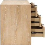 Fairfax Solid Wood And Oak Veneer Dresser in Natural