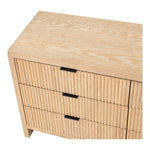 Fairfax Solid Wood And Oak Veneer Dresser in Natural