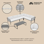 Sunnyside 2-Piece Conversation Set in White