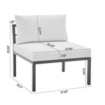 Sunnyside 2-Piece Conversation Set in White