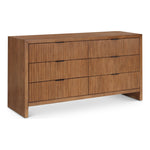 Fairfax Solid Wood And Oak Veneer Dresser in Walnut