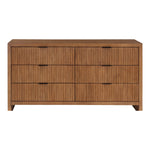 Fairfax Solid Wood And Oak Veneer Dresser in Walnut