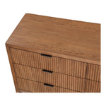 Fairfax Solid Wood And Oak Veneer Dresser in Walnut