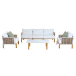 Vine 4-Piece Conversation Set in White