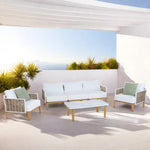 Vine 4-Piece Conversation Set in White