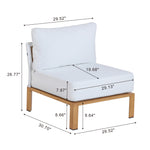 Vine 4-Piece Conversation Set in White
