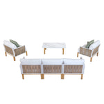 Vine 4-Piece Conversation Set in White
