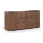 Astrid Solid Wood And Oak Veneer Dresser in Brown