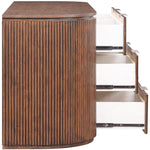 Astrid Solid Wood And Oak Veneer Dresser in Brown