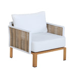 Vine 4-Piece Conversation Set in White