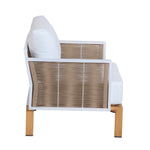 Vine 4-Piece Conversation Set in White