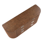 Astrid Solid Wood And Oak Veneer Dresser in Brown