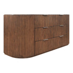 Astrid Solid Wood And Oak Veneer Dresser in Brown