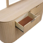 Astrid Solid Wood And Oak Veneer Dresser in Natural