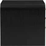 Siena Ash Wood And Natural Cane Dresser in Black