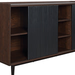 Duane 59" Fluted Sideboard in Black