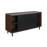 Duane 59" Fluted Sideboard in Black