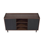 Duane 59" Fluted Sideboard in Black
