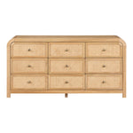 Siena Ash Wood And Natural Cane Dresser in Natural