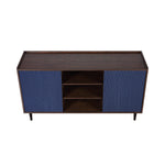 Duane 59" Fluted Sideboard in Navy Blue