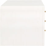 Siena Ash Wood And Natural Cane Dresser in White