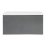 Siena Ash Wood And Natural Cane Dresser in White