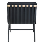 Burke Boucle Fabric Upholstered Accent Chair in Black