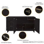 Granville 55" Sideboard in Black