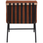 Burke Boucle Fabric Upholstered Accent Chair in Cognac