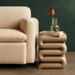 Roland Iron End Table in Brown