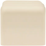 Roland Iron End Table in Cream