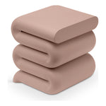 Roland Iron End Table in Pink