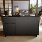 Granville 55" Sideboard in Charcoal Gray